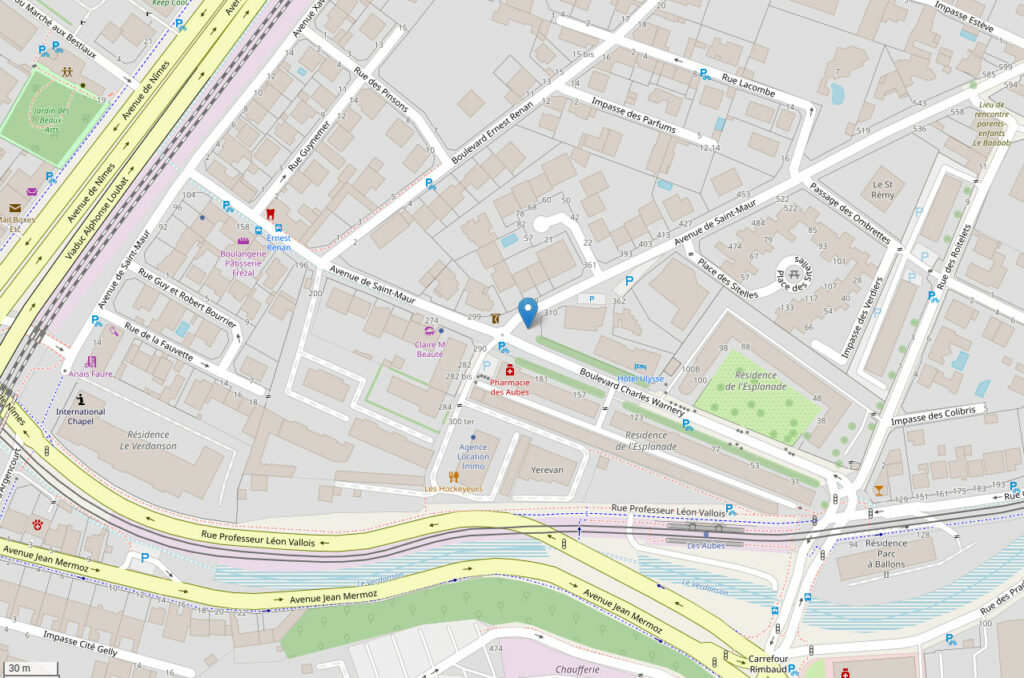 Carte vers les locaux de Lookup